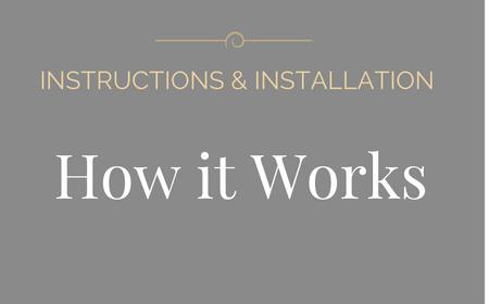 See instructional video and how to interchange screens